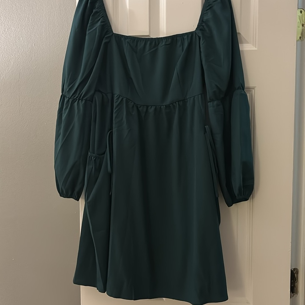 Green dress